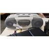 Image 4 : Two vintage boom boxes, DVD players and electronics