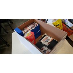 Box of 90s hockey cards