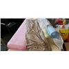 Image 1 : 4 BOLTS OF FABRIC - APPROX 30 INCHES WIDE