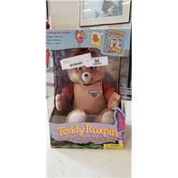 Retro teddy ruxpin in box