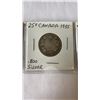 Image 2 : CANADIAN SILVER 25 CENT KING GEORGE VI 1934, 1935, 1936  .800 SILVER