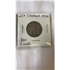 Image 3 : CANADIAN SILVER 25 CENT KING GEORGE VI 1934, 1935, 1936  .800 SILVER