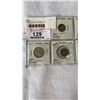 Image 2 : CANADIAN SILVER WAR TIME COINS 1939-1945 ALL DATES .800 SILVER