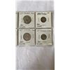 Image 3 : CANADIAN SILVER WAR TIME COINS 1939-1945 ALL DATES .800 SILVER