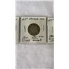 Image 3 : 3 CANADIAN SILVER 25 CENT COINS - 1935, 1936, 1937  .800 SILVER