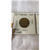 Image 2 : 3  1909 CANADIAN COINS - 25 CENT, 10 CENT,  .925 SILVER AND 1909 LARGE CENT