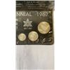 Image 3 : 1967 CANADIAN CENTENNIAL SOUVENIR COIN SET IN HOLDER  .800 SILVER