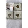 Image 2 : 7 CANADIAN DIMES 1933 - 1939 ALL DATES .800 SILVER