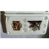 Image 1 : FRANKLIN MINT LIGHTER AND STAND IN BOX - MAIDEN OF THE GOLDEN AXE BY BORIS