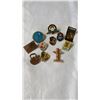 Image 17 : TRAY OF PINS, HARMONICAS, PIPE, CUFFLINKS