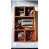 Image 2 : TRAY OF PINS, HARMONICAS, PIPE, CUFFLINKS