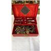 Image 2 : 2 JEWELLERY BOXES W/ CONTENTS