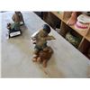 Image 2 : VINTAGE CHINESE FIGURE ON TURTLE - APPROX 8 INCHES TALL