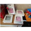 Image 2 : 5 PAIR OF NEW SILICONE DISHWASHING GLOVES WITH BUILT IN BRISTLES