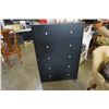 Image 3 : 5 drawer black dresser