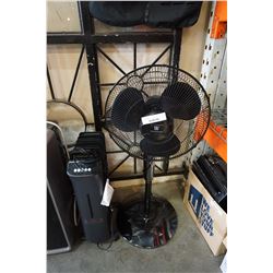 SAI ELECTRIC OIL HEATER AND WEATHERWORKS FLOOR FAN