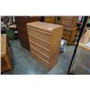 Image 2 : OAK 5 DRAWER CHEST OF DRAWERS