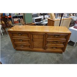 OAK 6 DRAWER DRESSER