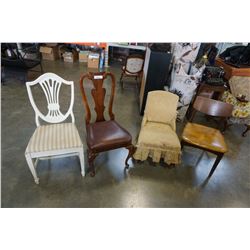 4 VINTAGE CHAIRS