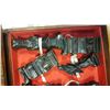 Image 13 : EASTERN CHESS SET WITH WOOD PIECES IN FOLDING WOOD BOX