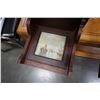 Image 3 : 2 ANTIQUE WOOD WALL MOUNT CASES