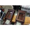 Image 4 : 2 ANTIQUE WOOD WALL MOUNT CASES
