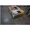 Image 10 : METAL PATCHWORK TRUNK AND LEATHER CASE