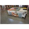 Image 11 : METAL PATCHWORK TRUNK AND LEATHER CASE