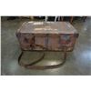 Image 2 : METAL PATCHWORK TRUNK AND LEATHER CASE