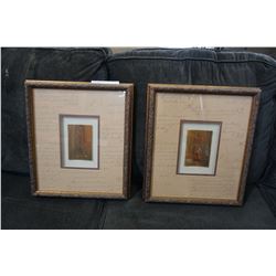 2 FRAMED PICTURES