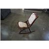 Image 3 : VINTAGE FOLDING ROCKING CHAIR