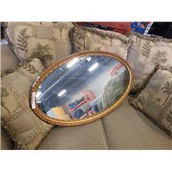 VINTAGE DURWOOD MADE IN CANADA GILT FRAMED MIRROR