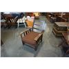 Image 1 : ANTIQUE MORRIS STYLE BARLEY TWIST RECLINING CHAIR