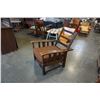 Image 2 : ANTIQUE MORRIS STYLE BARLEY TWIST RECLINING CHAIR