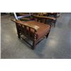 Image 4 : ANTIQUE MORRIS STYLE BARLEY TWIST RECLINING CHAIR