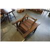 Image 5 : ANTIQUE MORRIS STYLE BARLEY TWIST RECLINING CHAIR