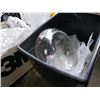 Image 2 : 7 PIECES OF LARGE DECORATIVE ORNATE GLASS