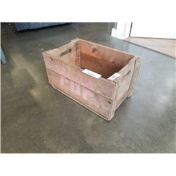 VINTAGE 7 UP WOOD CRATE