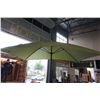 Image 3 : GREEN PATIO UMBRELLA AND CONCRETE BASE