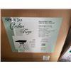Image 2 : NEW IN BOX CAROLINA FORGE PINCREST PATIO BISTRO TABLE