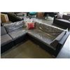 Image 2 : BRAND NEW PREMIUM OUTDOOR GIANT L SECTIONAL AND COFFEE TABLE- RETAIL $2699 W/ LIGHT GREY CUSHIONS AN
