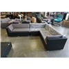 Image 8 : BRAND NEW PREMIUM OUTDOOR GIANT L SECTIONAL AND COFFEE TABLE- RETAIL $2699 W/ LIGHT GREY CUSHIONS AN
