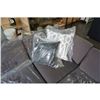 Image 7 : BRAND NEW OUTDOOR RATTAN SYMMETRICAL SECTIONAL RETAIL $1999 W/ DARK GREY CUSHIONS, 3 THROW PILLOWS -