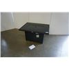 Image 3 : BRAND NEW RATTAN AND GLASS TOP FIRE TABLE RETAIL $999, POWDER COATED ALUMINUM FRAME, 55,000 BTU, CSA