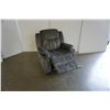 Image 11 : BRAND NEW MODERN VELVET 3 PIECE SOFA SET W/ DROP DOWN CONSOLE AND ROCKING RECLINER - RETAIL $2899