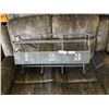 Image 1 : METAL COAT RACK W/ STORAGE - WALL MOUNT