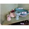 Image 2 : MCCOY POTTERY BOWL, CHINA PLATES, AND ASSORTED CHINA PITCHERS