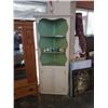 Image 1 : VINTAGE PAINTED CORNER CABINET - 7 FEET TALL