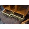 Image 8 : 2 PINE WALL SHELVES