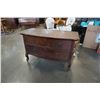 Image 1 : VINTAGE 2 DRAWER ANTIQUE BOW FRONT DRESSER